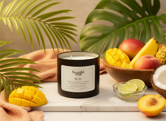 Bliss - Tropical & Radiant Scented 11.5 oz Candle