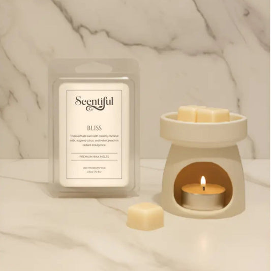 Bliss–Tropical & Radiant 2.5 oz Vegan Wax Melts - Handcrafted