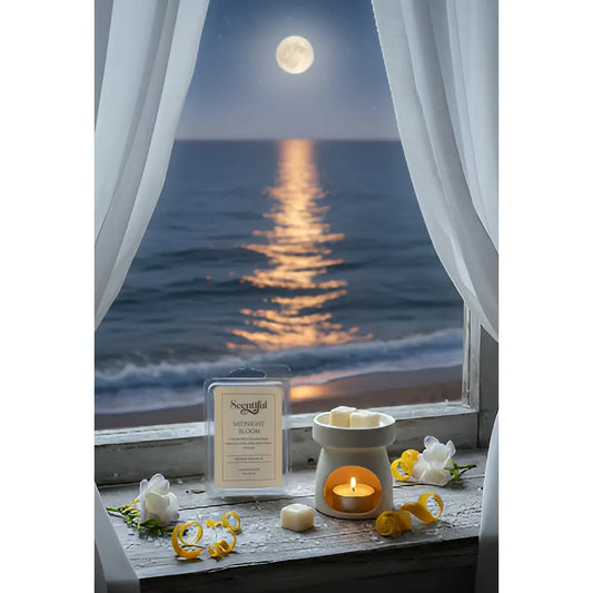 Midnight Bloom–Soft & Enchanting 2.5 oz Vegan Wax Melts - Handcrafted