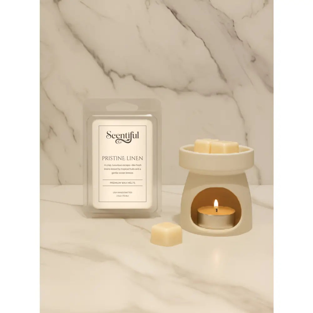 Pristine Linen–Fresh & Clean 2.5 oz Vegan Wax Melts - Handcrafted