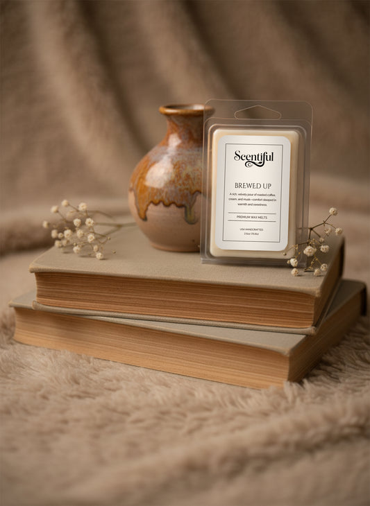 Brewed Up–Warm & Comforting 2.5 oz Vegan Wax Melts