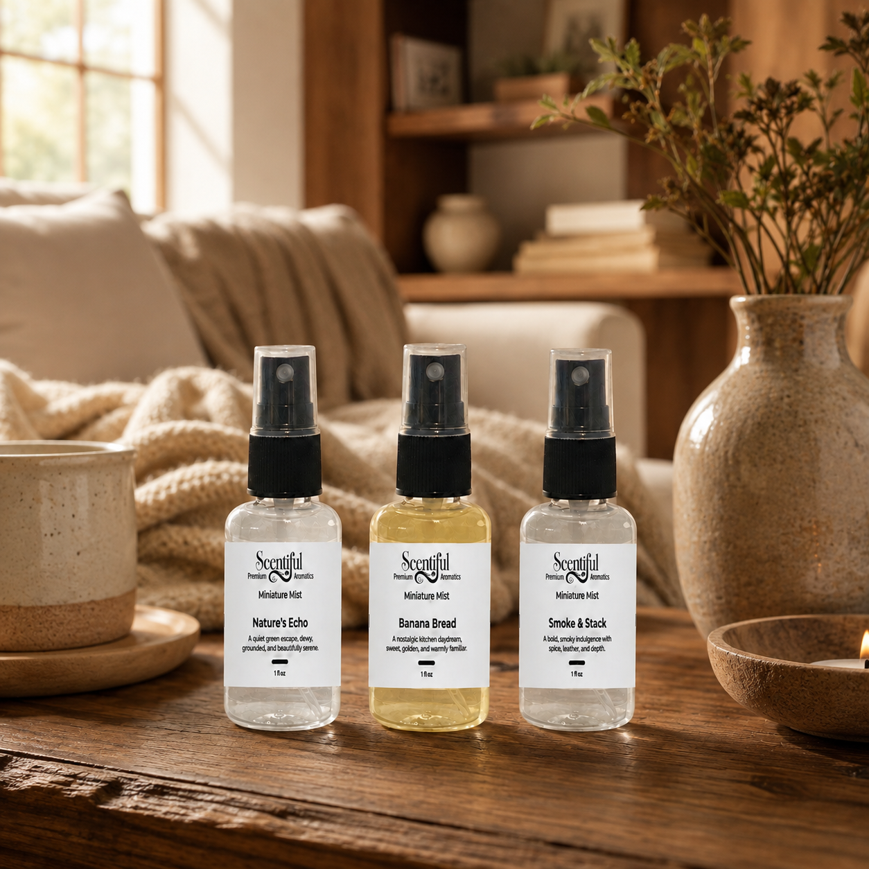 The Comfort Trio , Miniature Mist Set (3 × 1 oz)