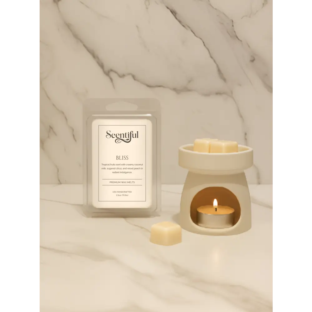Bliss–Tropical & Radiant 2.5 oz Vegan Wax Melts - Handcrafted