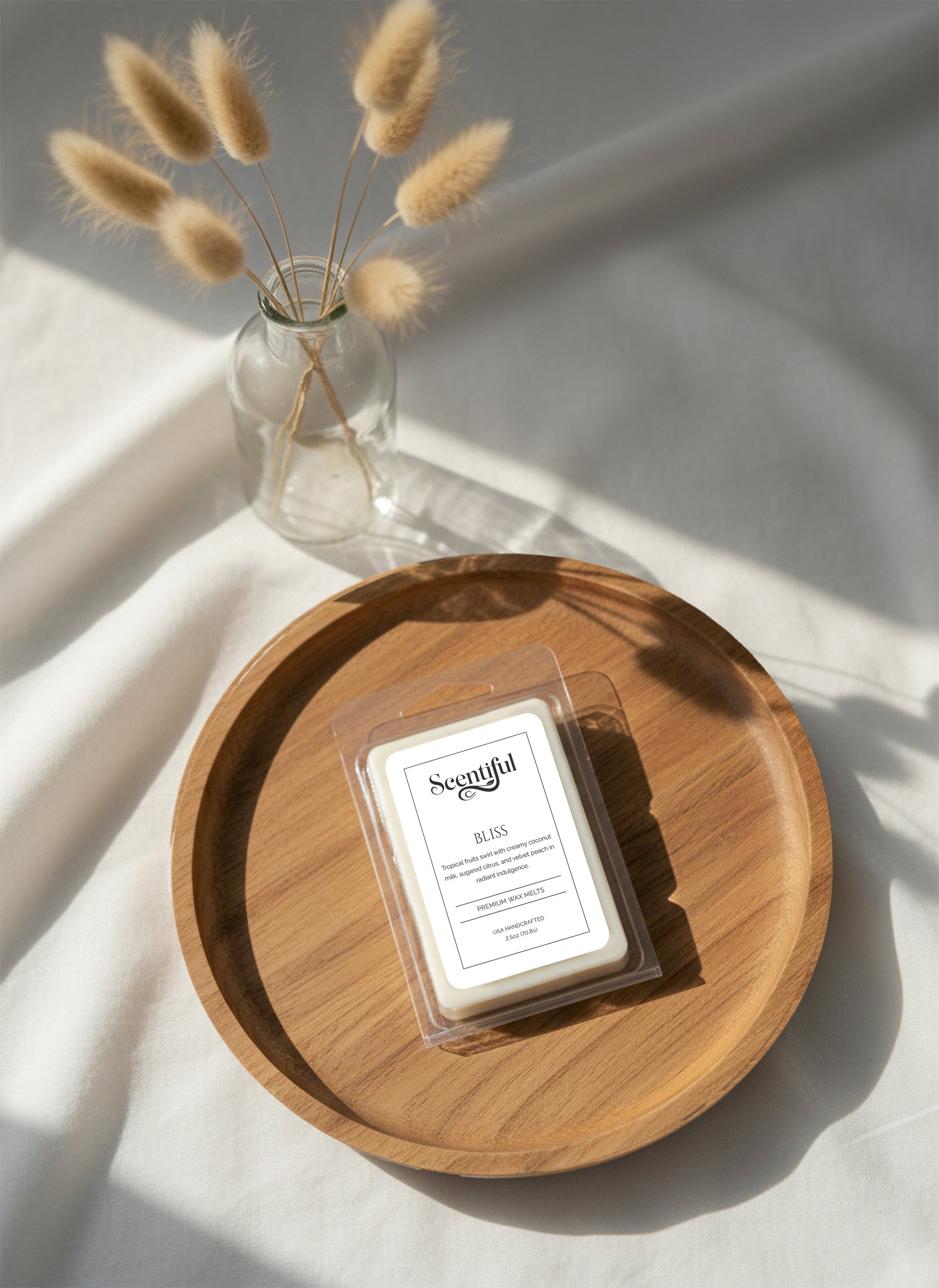 Bliss–Tropical & Radiant 2.5 oz Vegan Wax Melts - Handcrafted