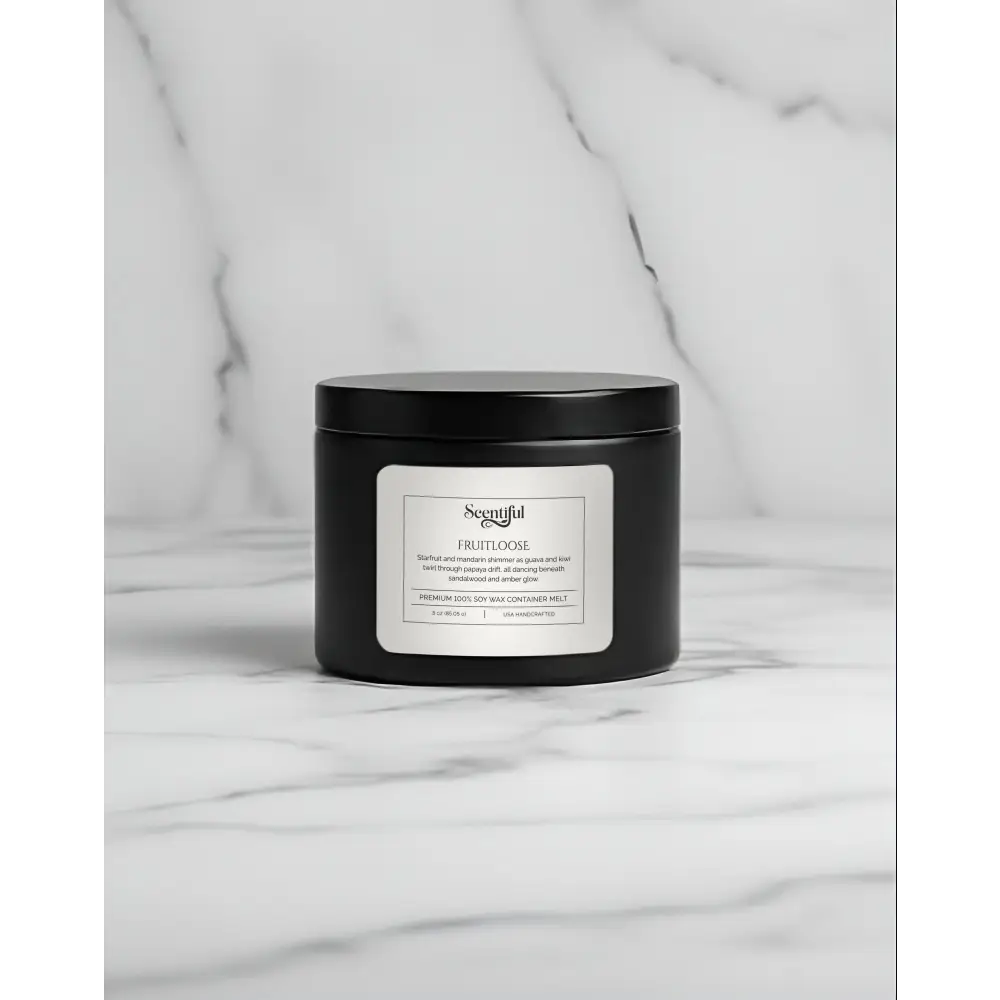 Fruitloose – Bright & Juicy 3 oz 100% Soy Container Melt - Handcrafted
