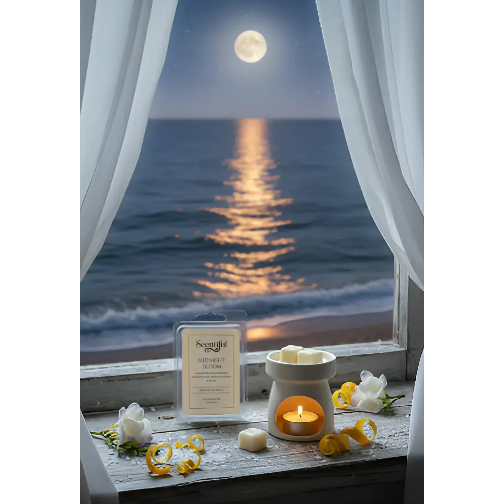 Midnight Bloom–Soft & Enchanting 2.5 oz Vegan Wax Melts - Handcrafted