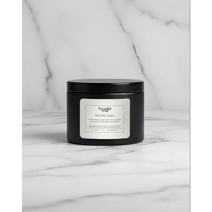 Scentiful Pristine Linen – Fresh & Clean 3 oz 100% Soy Container Melt