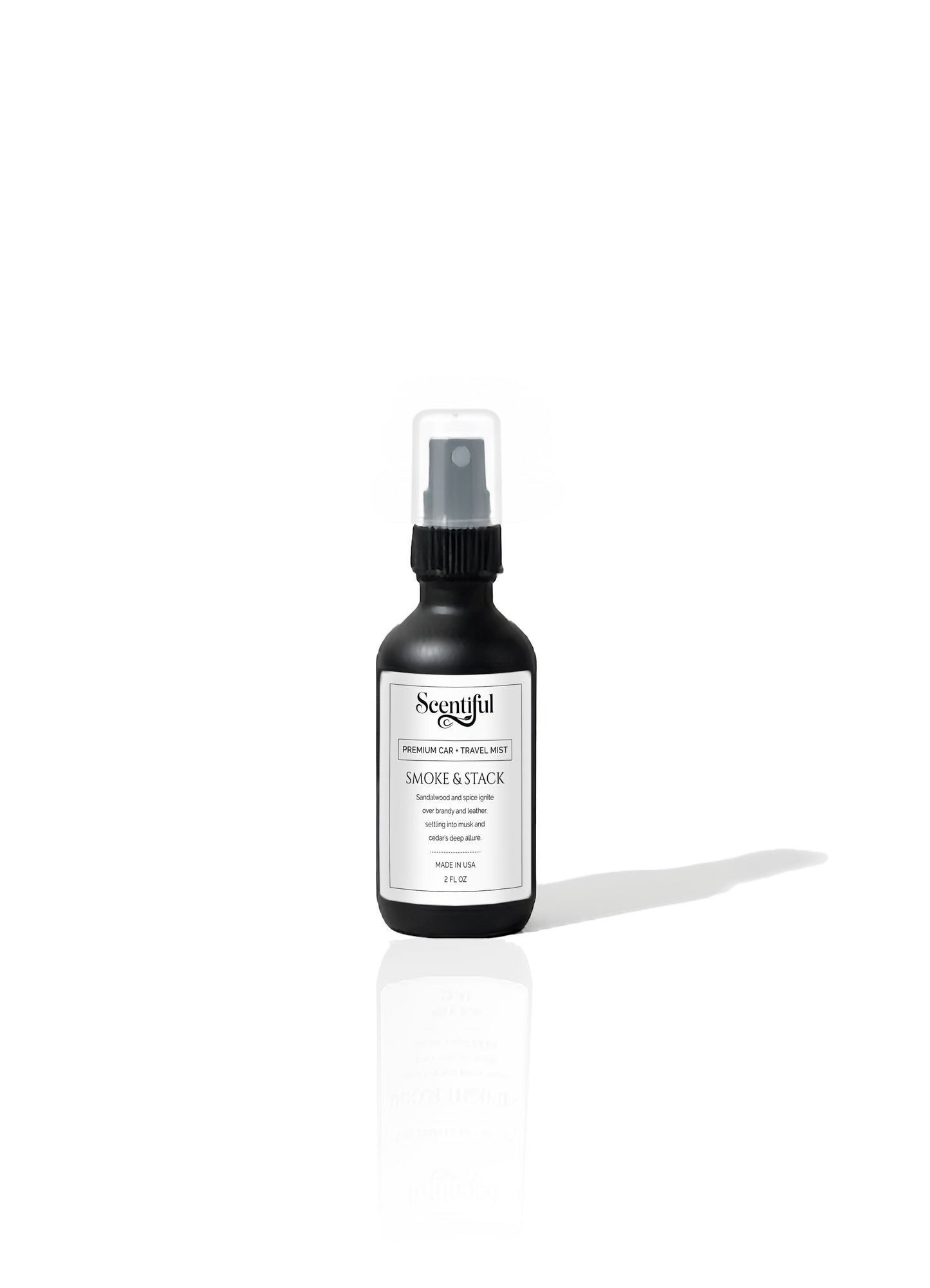 Smoke & Stack – Smoky & Spiced 2 oz Auto + Travel Mist - Handcrafted